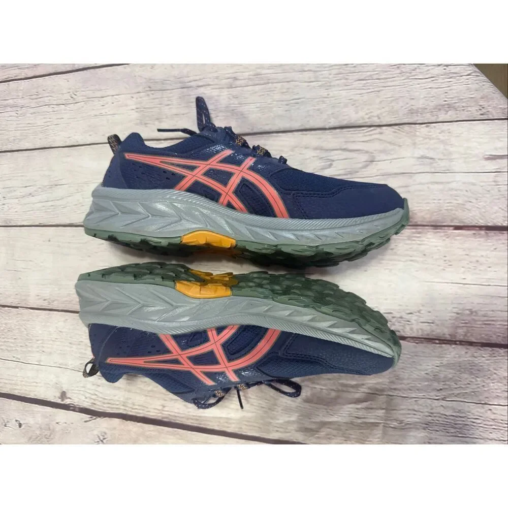 Asics Gel Ventura 9 Trail Running Shoes Blue Athletic Gorpcore Women's 8 Wide